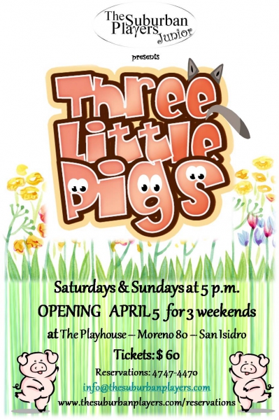 three little pigs poster